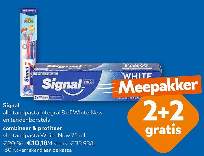 Signal tandpasta White Now 75 ml