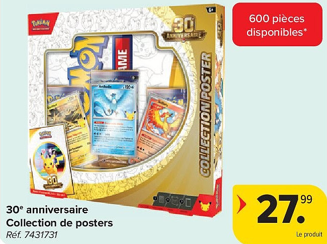 30e anniversaire Collection de posters