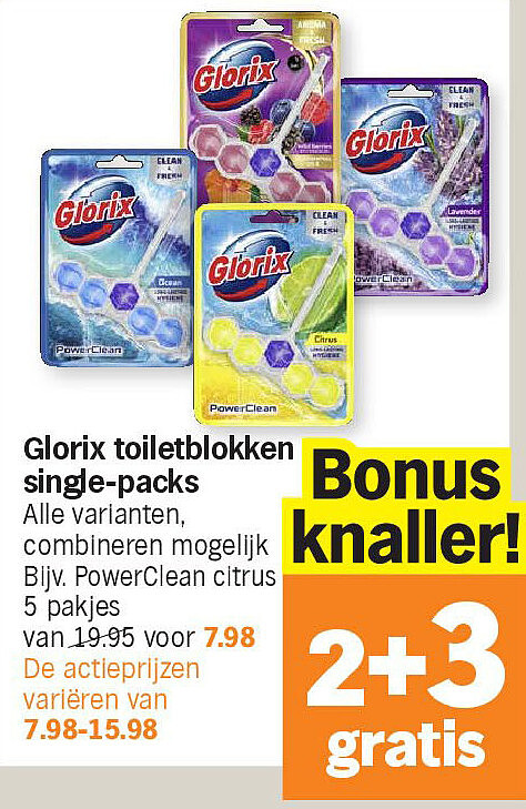 Glorix toiletblokken single-packs