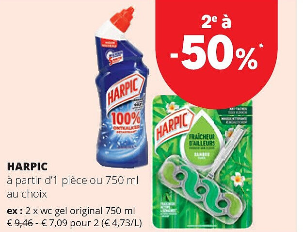 HARPIC wc gel original 750 ml