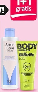 Gillette Satin Care scheerschuim en -gel