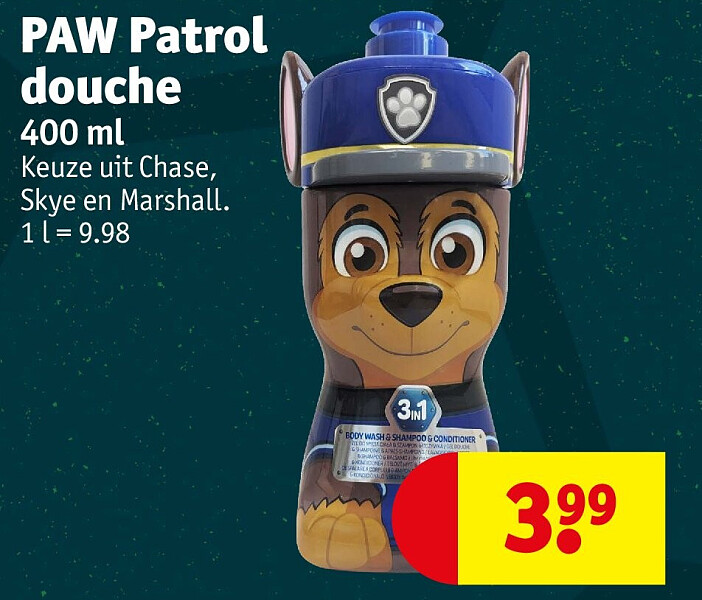PAW Patrol douche
