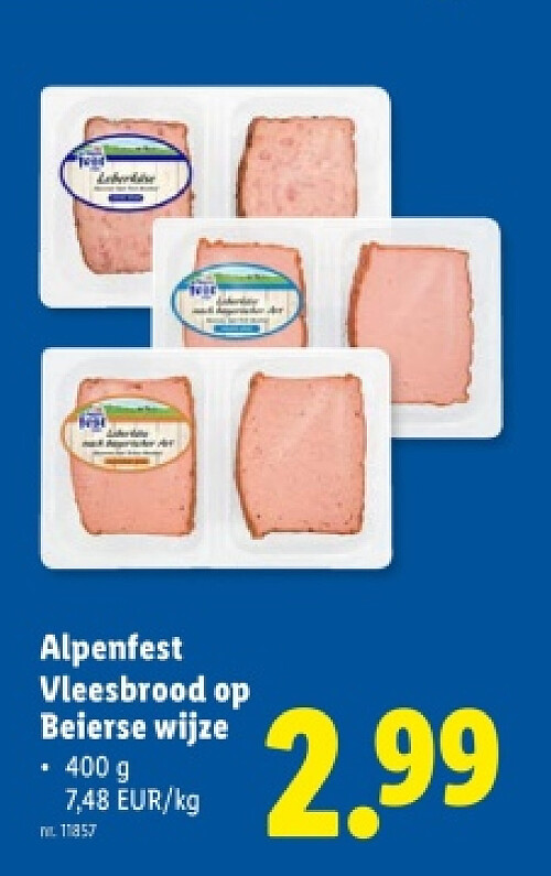 Vleesbrood op Beierse wijze