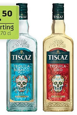 Tiscaz Tequila Blanco & Oro 35%