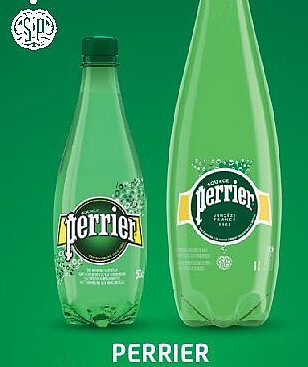 Perrier Natuurlijk Mineraalwater 6 x 50 cl, 6 x 1 l