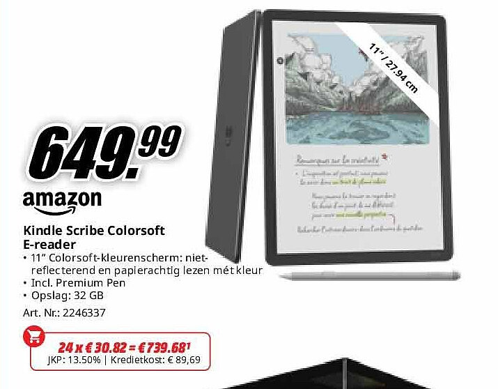 Amazon Kindle Scribe Colorsoft E-reader