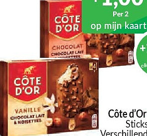Côte d'Or Sticks - 4x90ml