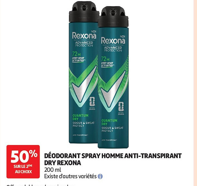 DÉODORANT SPRAY HOMME ANTI-TRANSPIRANT DRY