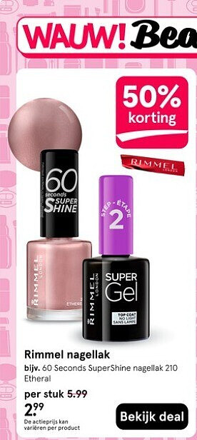 Rimmel 60 Seconds SuperShine nagellak 210 Ethereal