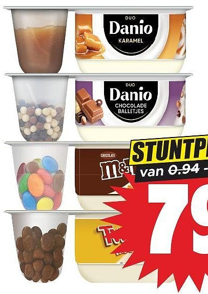 M&M's, Twix of Danio Duo