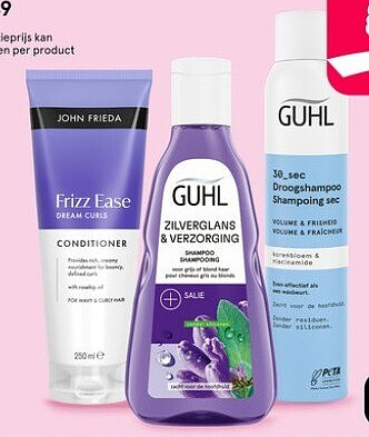 Guhl en John Frieda haarverzorging