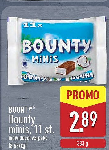 Bounty minis, 11st