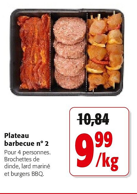 Plateau barbecue n° 2