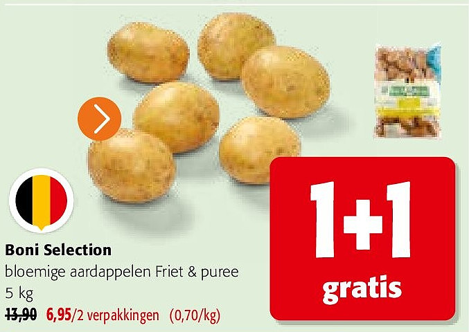 Boni Selection bloemige aardappelen Friet & puree 5 kg
