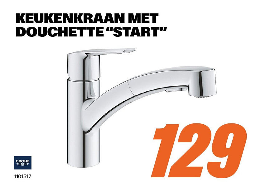 KEUKENKRAAN MET DOUCHETTE “START”