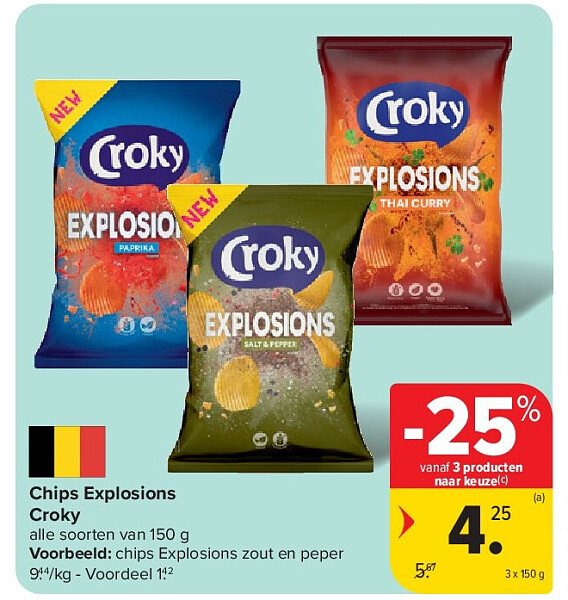 Chips Explosions Croky