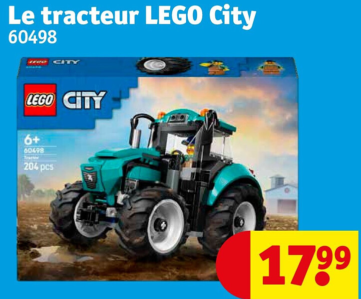 Le tracteur LEGO City 60498