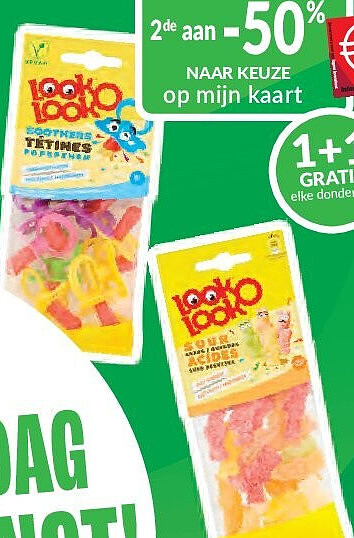 Look o Look snoepjes - verschillende soorten
