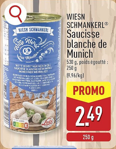 Saucisse blanche de Munich