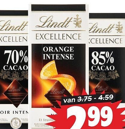Lindt Excellence chocolade 100 gram