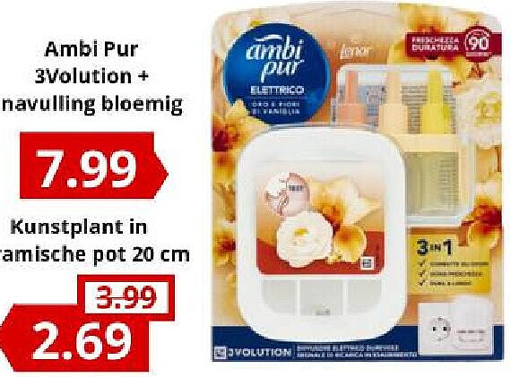 Ambi Pur 3Volution + navulling bloemig