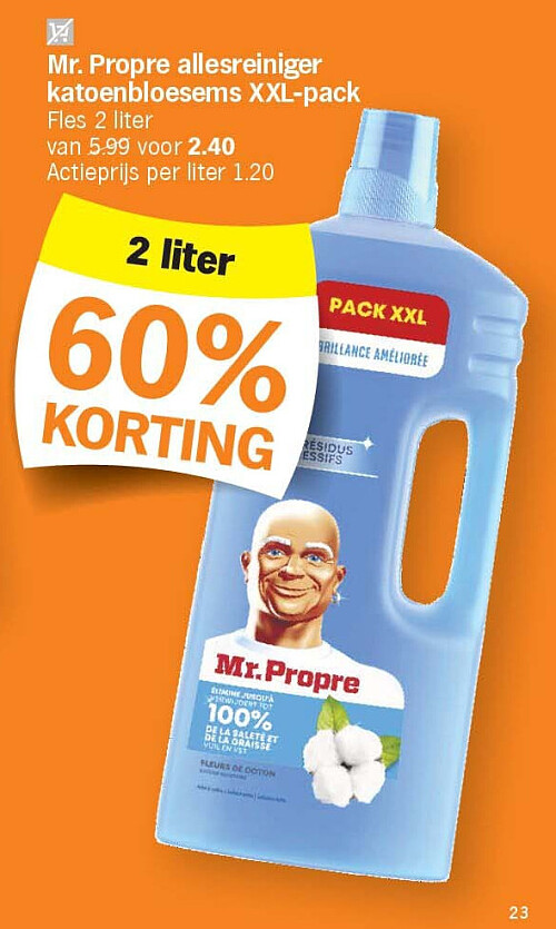 Mr. Propre allesreiniger katoenbloesems XXL-pack