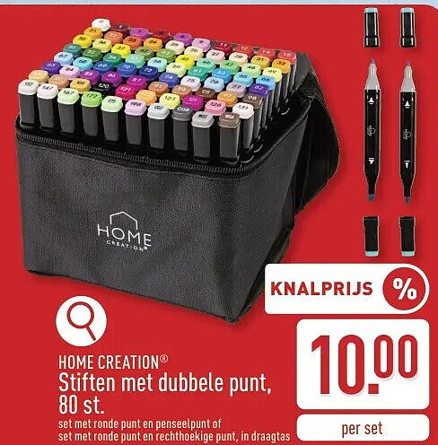 Stiften met dubbele punt, 80st.