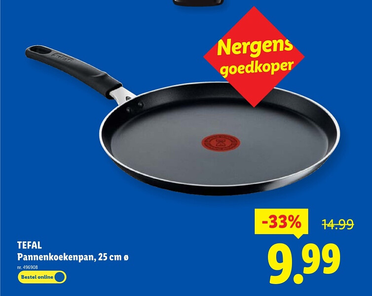 Pannenkoekenpan, 25 cm ø