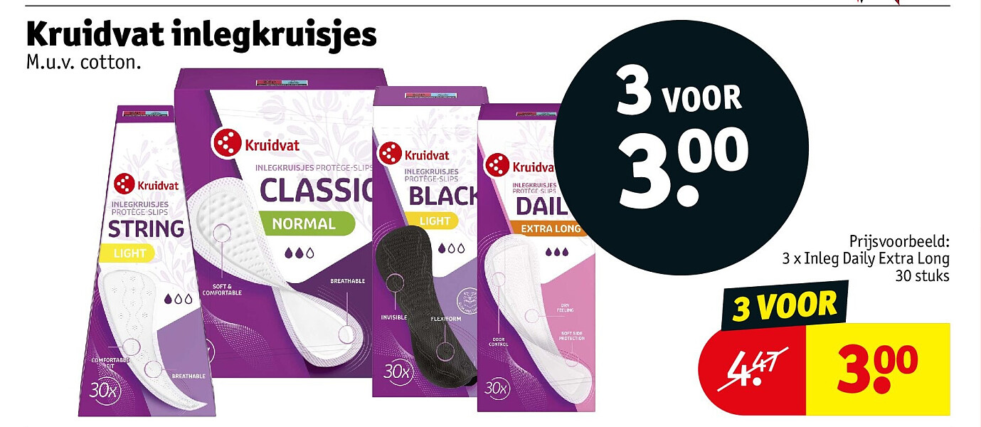 Kruidvat inlegkruisjes