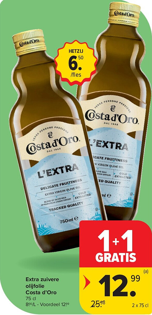 Extra zuivere olijfolie Costa d’Oro