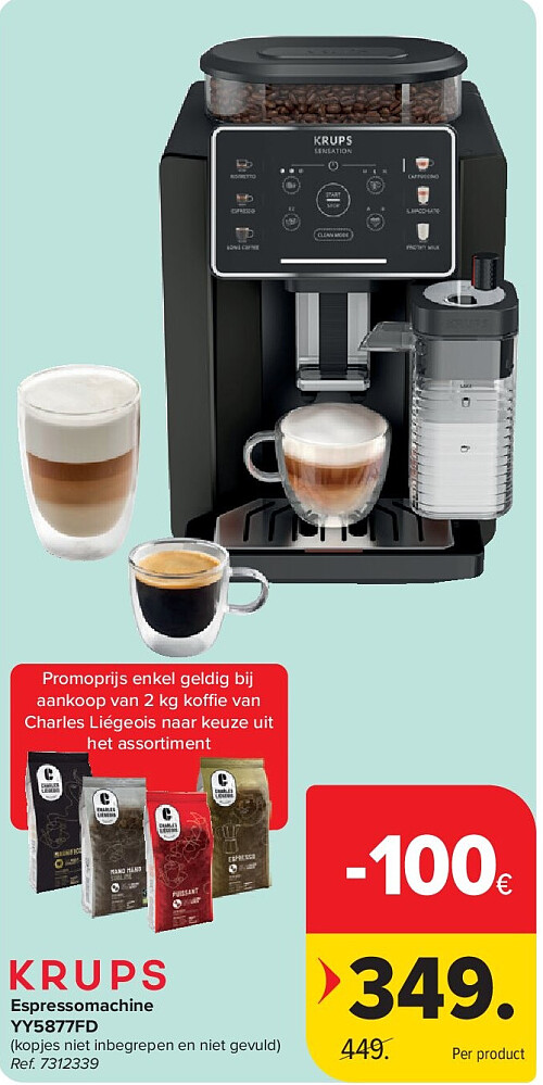 Espressomachine YY5877FD