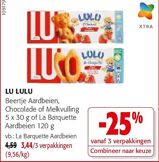 LU LULU La Barquette Aardbeien