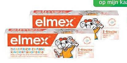 Elmex tandpasta voor kinderen 2-6 jaar - 75 ml