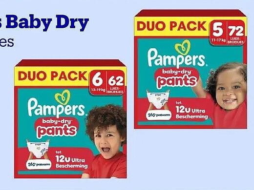 Pampers Baby Dry luierbroekjes