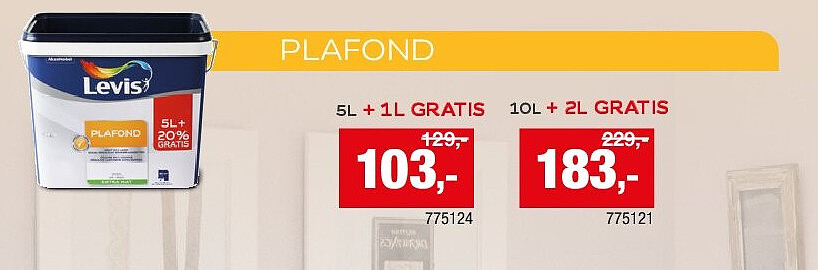 PLAFOND 5L + 1L GRATIS