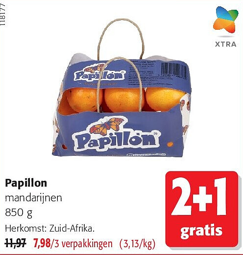 Papillon mandarijnen 850 g