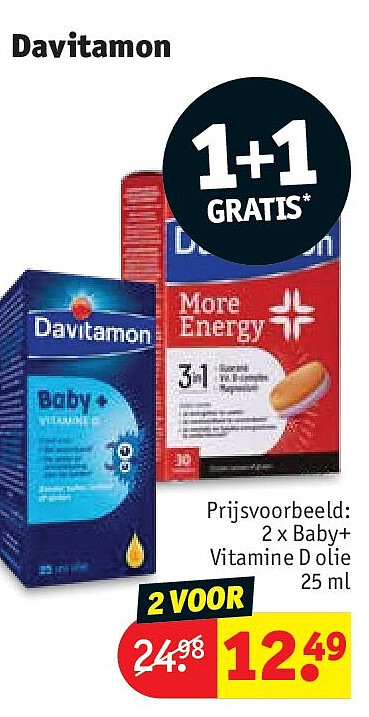 2 x Baby+ Vitamine D olie 25 ml