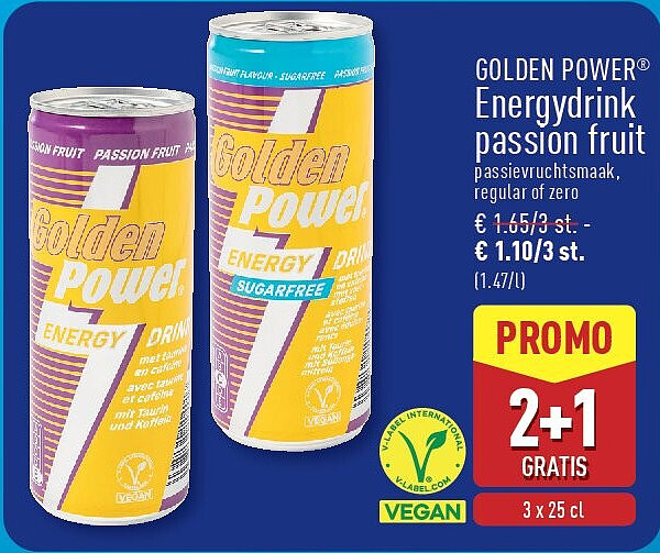 Energydrink passion fruit