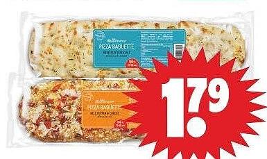 Mediterraneo pizza baguette