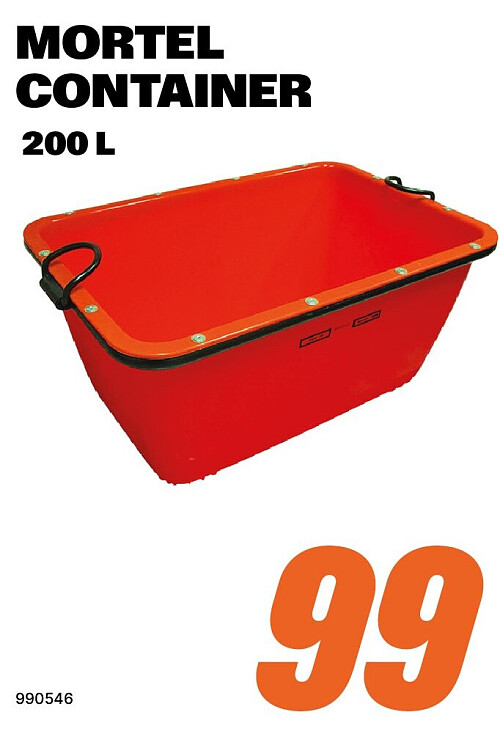 MORTEL CONTAINER 200 L