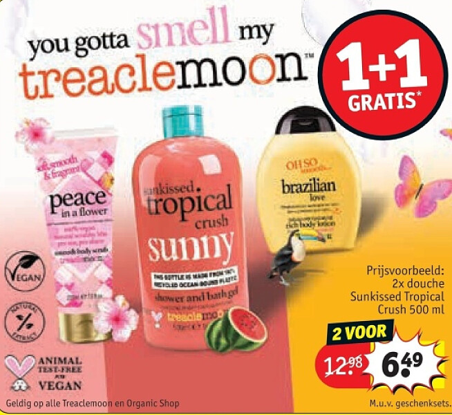 2x douche Sunkissed Tropical Crush 500 ml