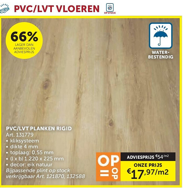 PVC/LVT PLANKEN RIGID
