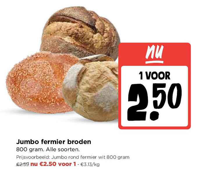 Jumbo fermier broden