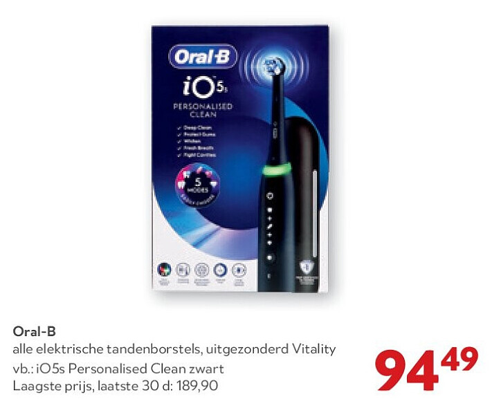Oral-B iO5s Personalised Clean zwart