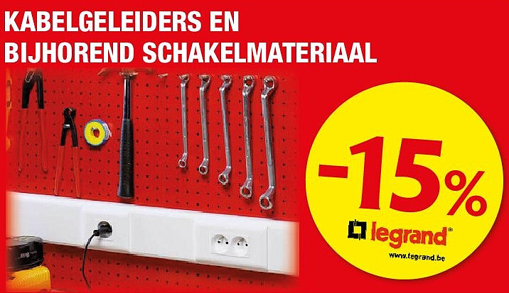 KABELGELEIDERS EN BIJHOREND SCHAKELMATERIAAL