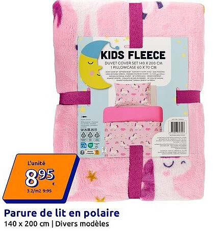 Parure de lit en polaire