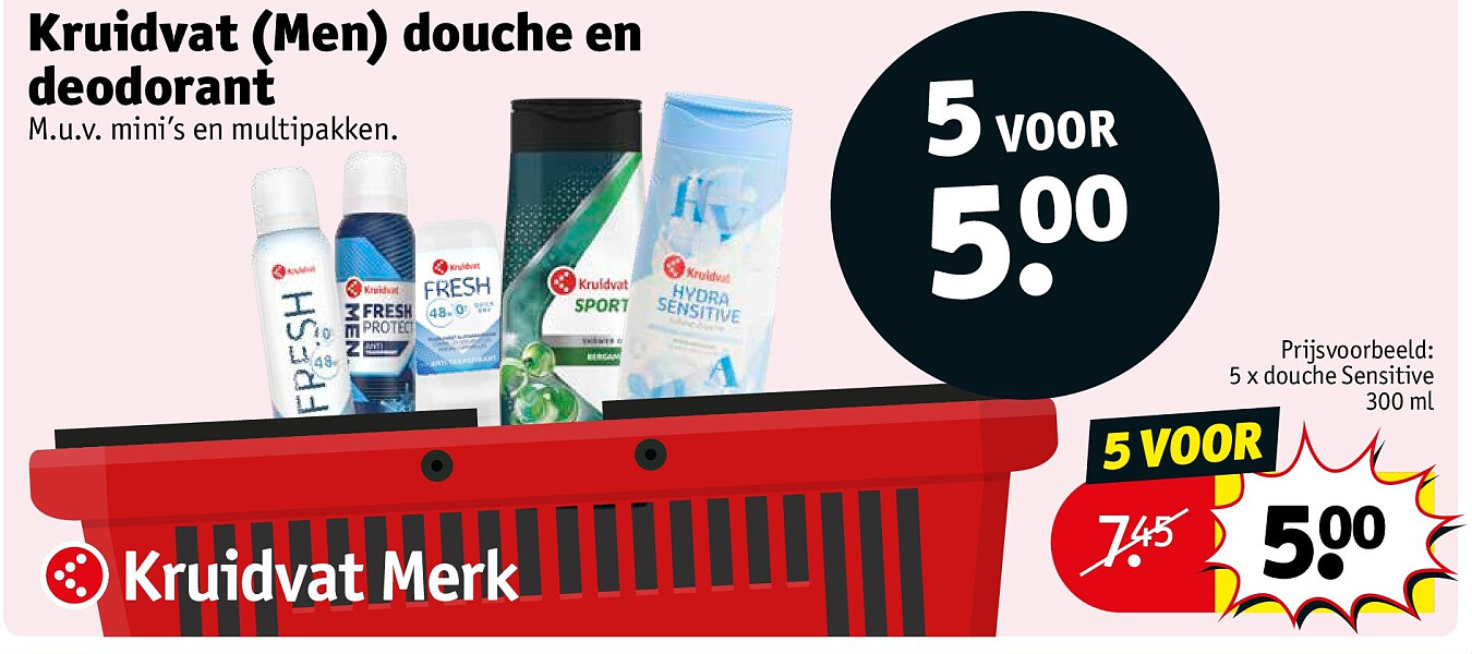Kruidvat (Men) douche en deodorant
