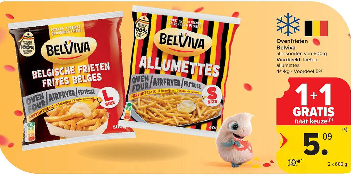 Ovenfrieten Belviva