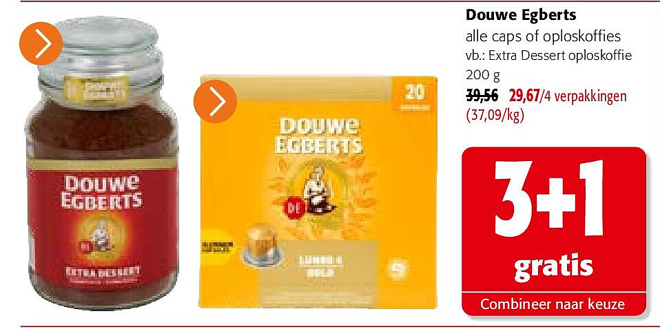 Douwe Egberts Extra Dessert oploskoffie 200 g