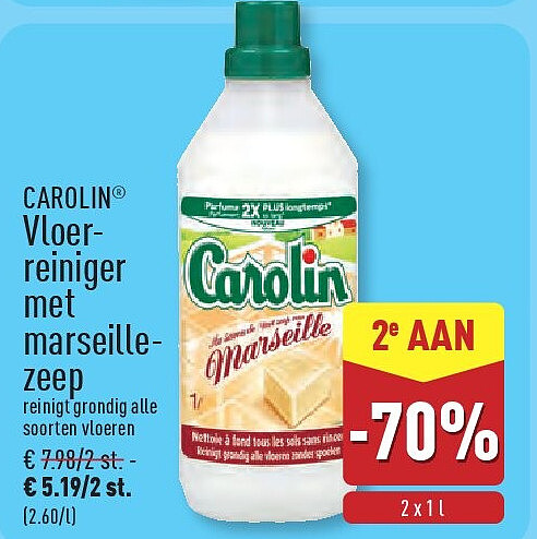 Vloer­ reiniger met marseille­ zeep